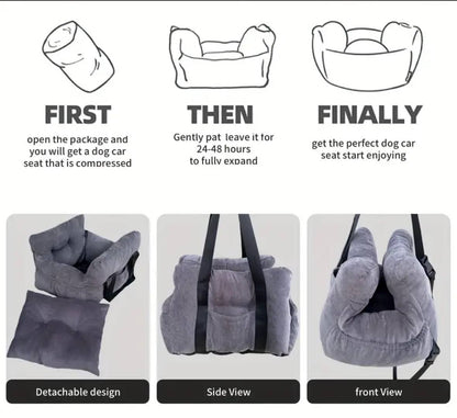 Paws & Claws™ 3 in 1 Car Seat, Bag and Couch for Pets 🐾