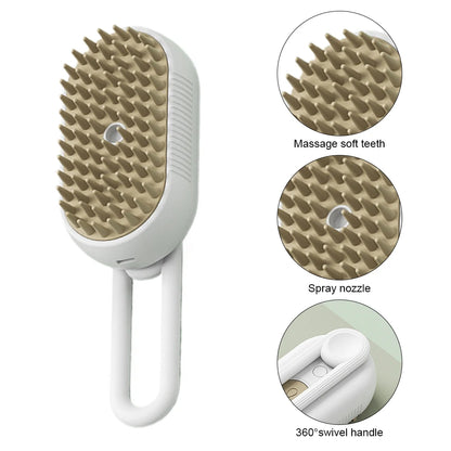 Paws & Claws™3in1 Pet Electric Steam Brush🐾