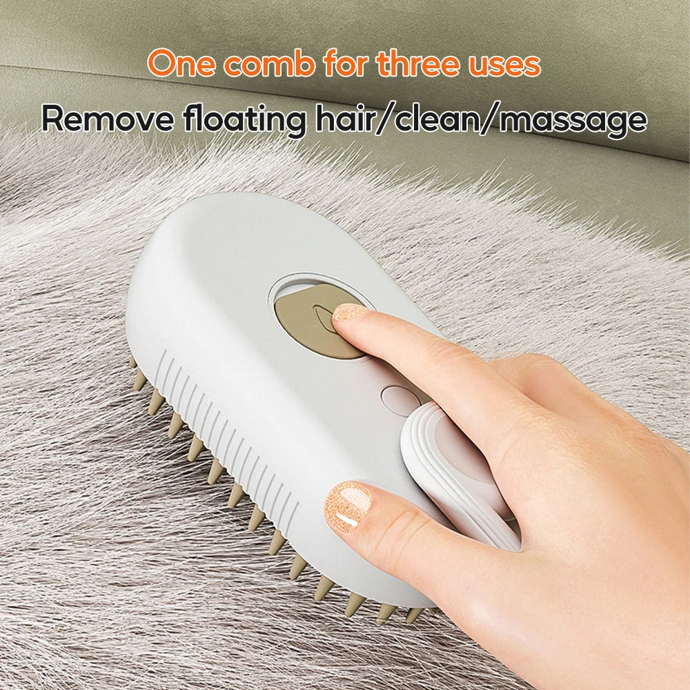 Paws & Claws™3in1 Pet Electric Steam Brush🐾